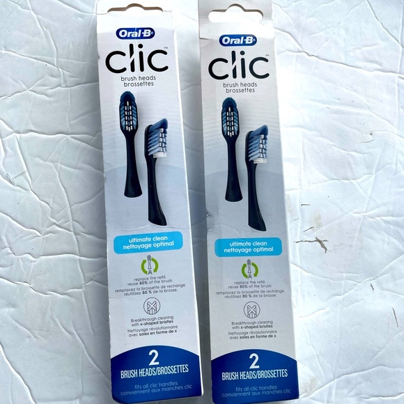 Oral-B Brush Heads Clic Ultimate Clean Replacement 2 Boxes - Picture 1 of 6